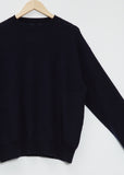 Moon Pocket Cashmere Sweater — Dark Navy