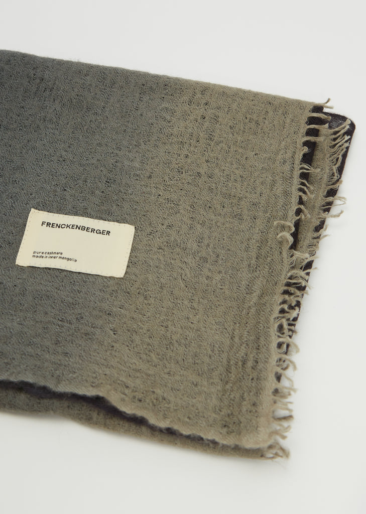 Dip Dye Woven Cashmere Scarf