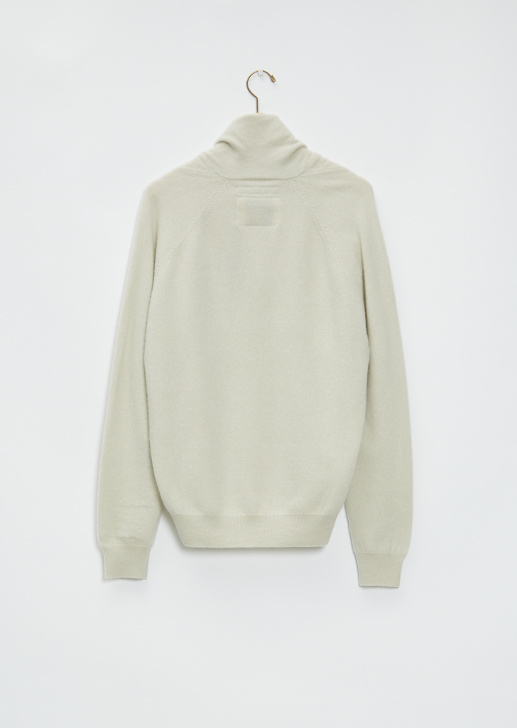 Hamza Cashmere Sweater — Silver Green
