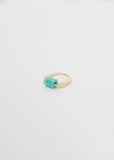 Deo Cilindro Amazonite Ring — Amazonite