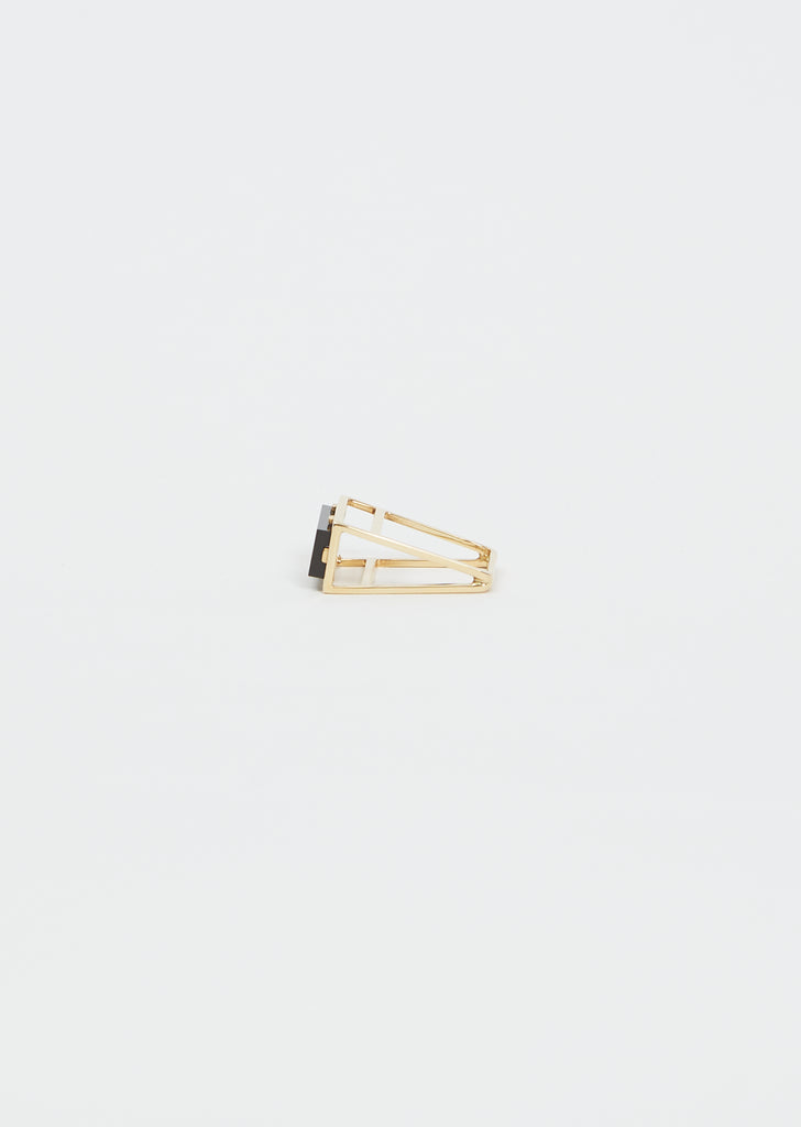 Diaspro Ring — Black Agate