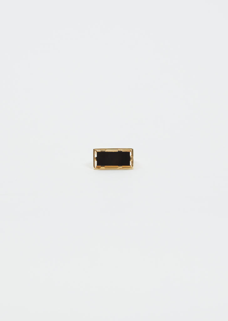 Diaspro Ring — Black Agate