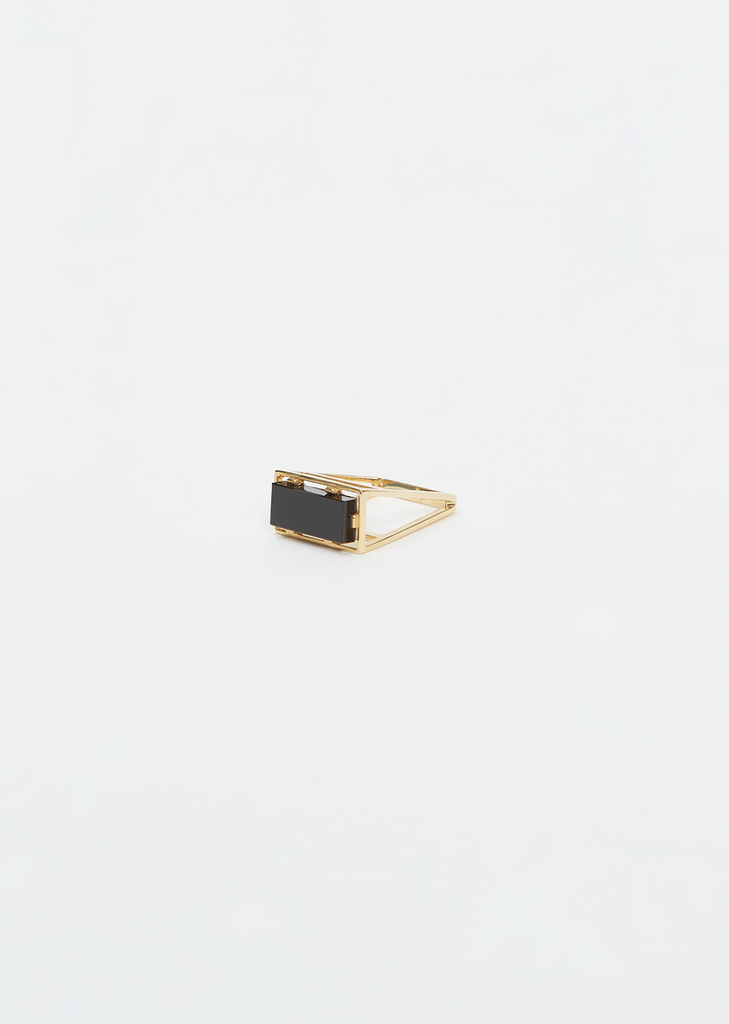 Diaspro Ring — Black Agate