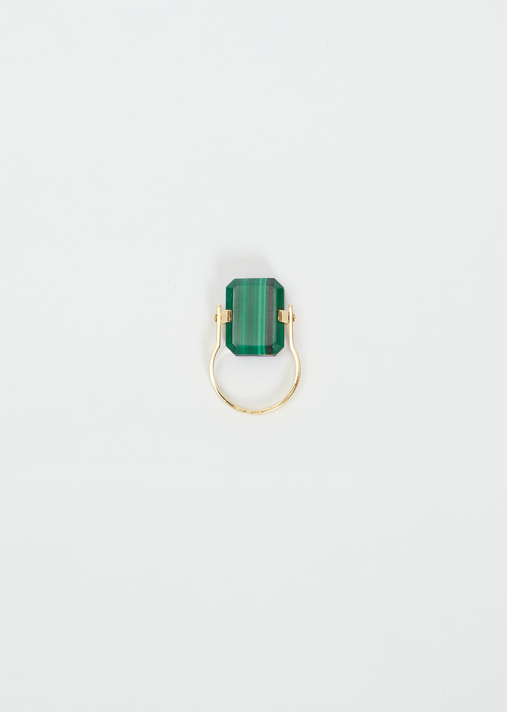 Sandwich Deco Ring — Lapis Lazuli & Malachite