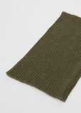 Wool & Cashmere Neck Warmer — Khaki
