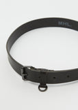 D-Ring Keeper Leather Belt