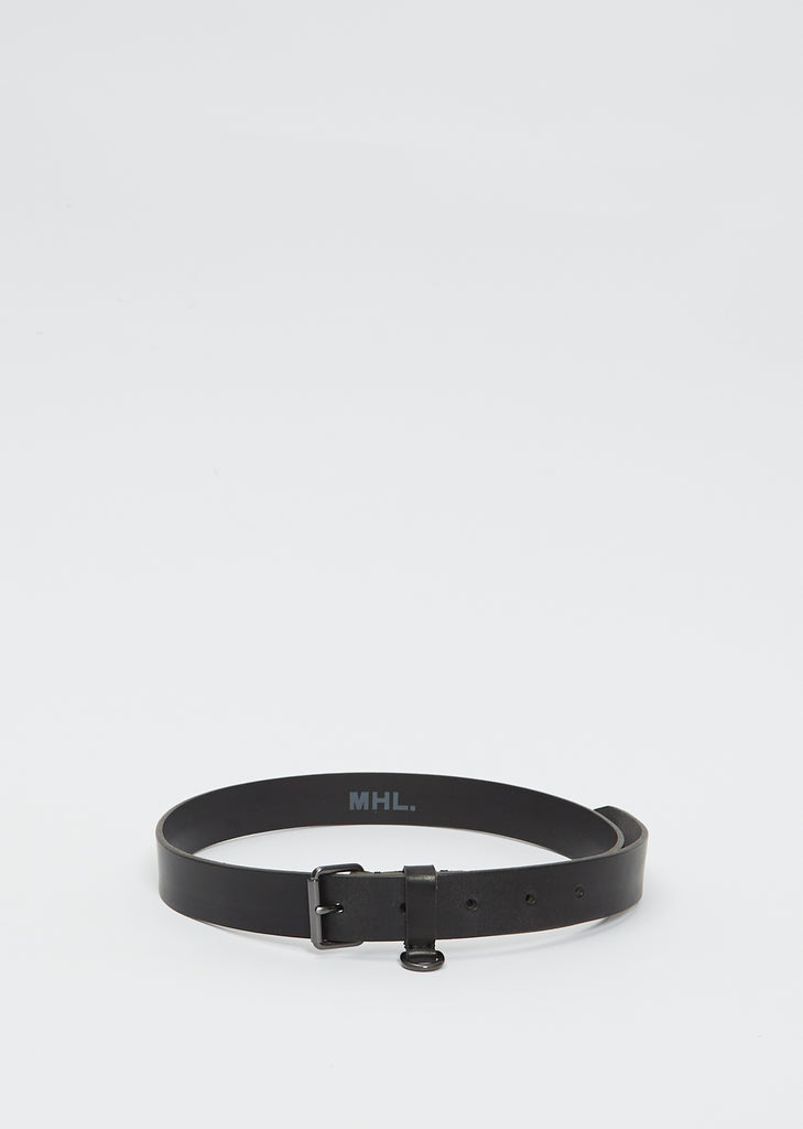 D-Ring Keeper Leather Belt