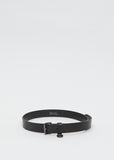 D-Ring Keeper Leather Belt