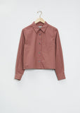Cropped Long Sleeve Cotton Shirt