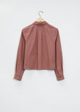 Cropped Long Sleeve Cotton Shirt