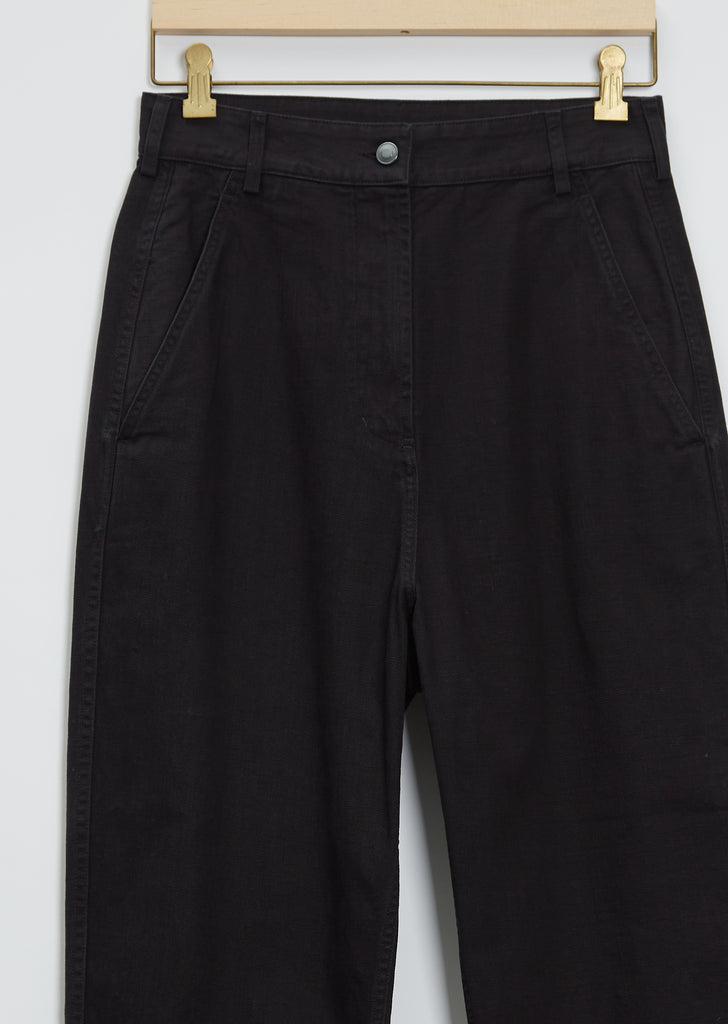 Zip Adjuster Cotton Trousers