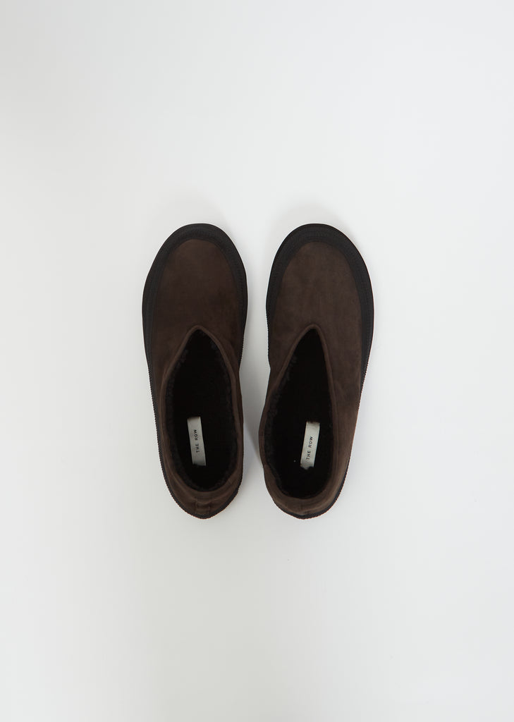Suede Fairy Shoe — Classic Brown