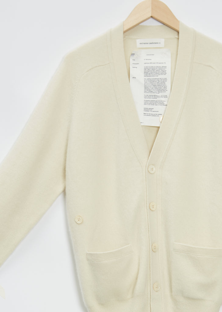 n°185 Feike Cashmere Cardigan — Cream