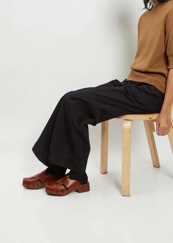 Licia Mule Clog — Tan