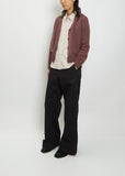 Seamless V-Neck Cashmere Cardigan — Heather