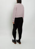 Short Classic Cashmere Crewneck — Crocus