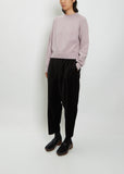 Short Classic Cashmere Crewneck — Crocus