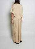 n°139 Caftan Cashmere Dress — Beige