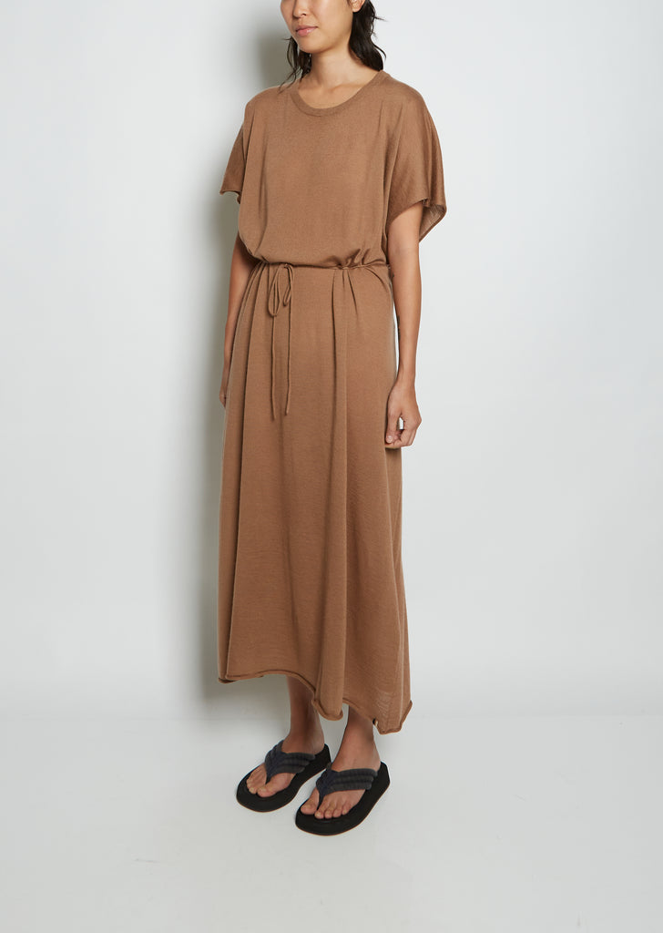 n°139 Caftan Cashmere Dress — Tan