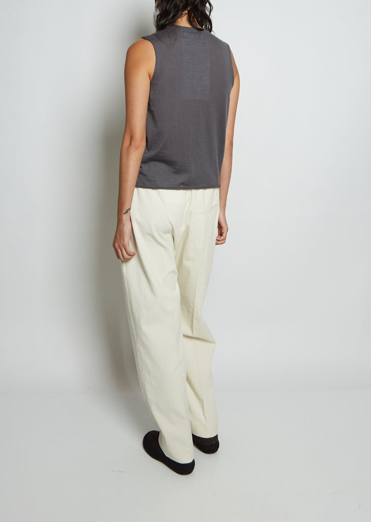 n°231 Plaisir Cashmere Top — Concrete