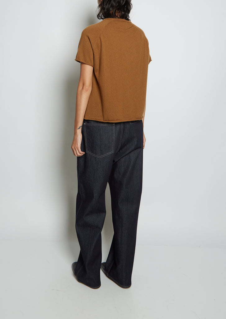 n°177 Todd Cashmere Top — Cumin
