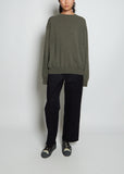 Moon Pocket Cashmere Sweater — Khaki