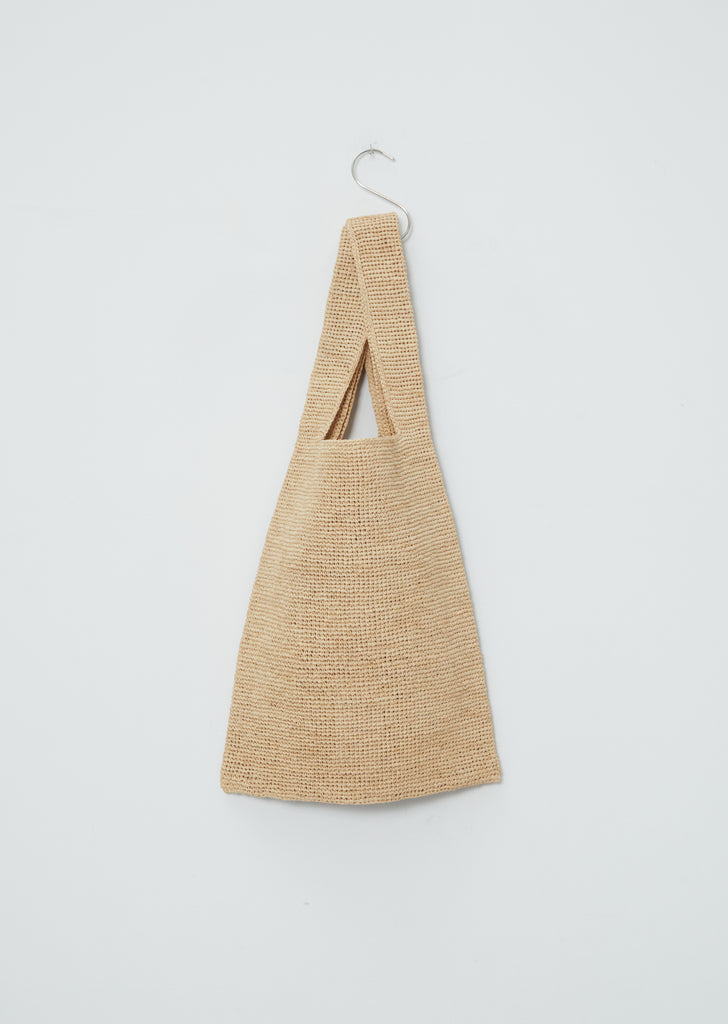 Raffia Shopping Bag — Natural