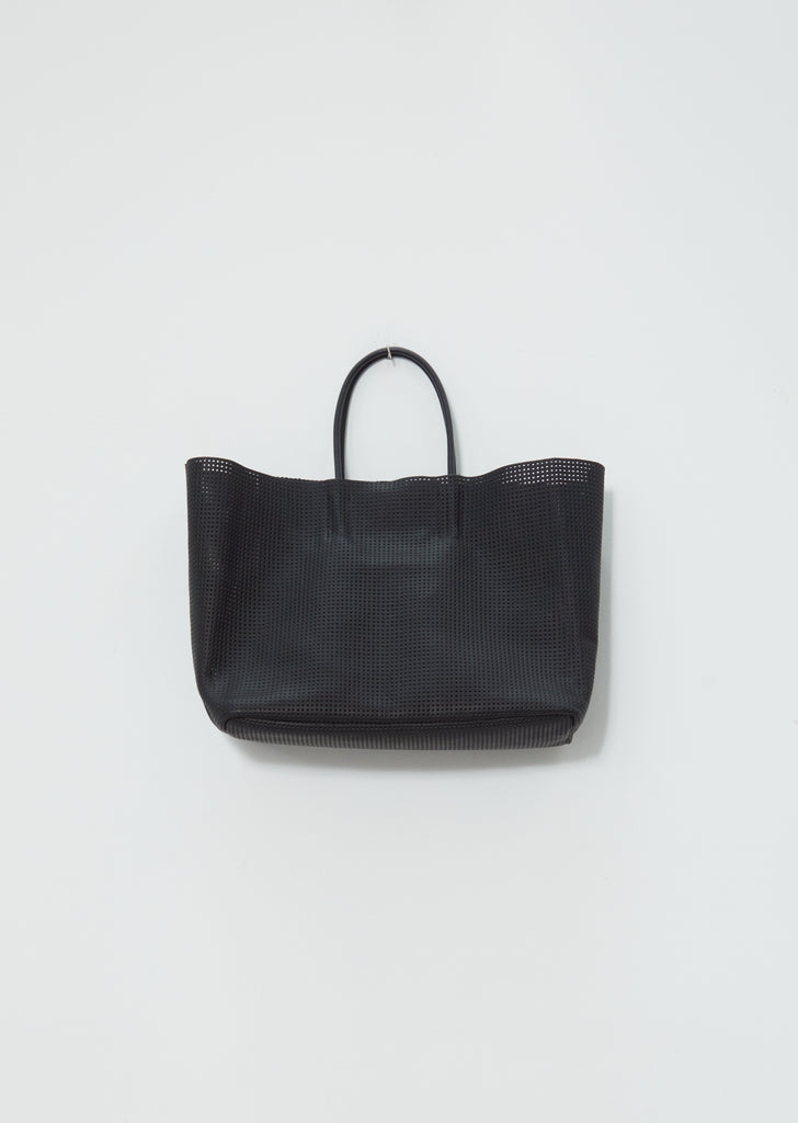 Mesh Leather Paperbag S