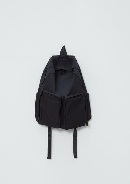Gabardine Backpack, Black – La Garçonne