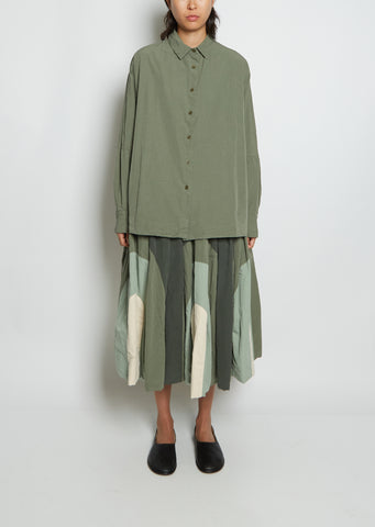 Waga Soleil Cotton Shirt — Lichen