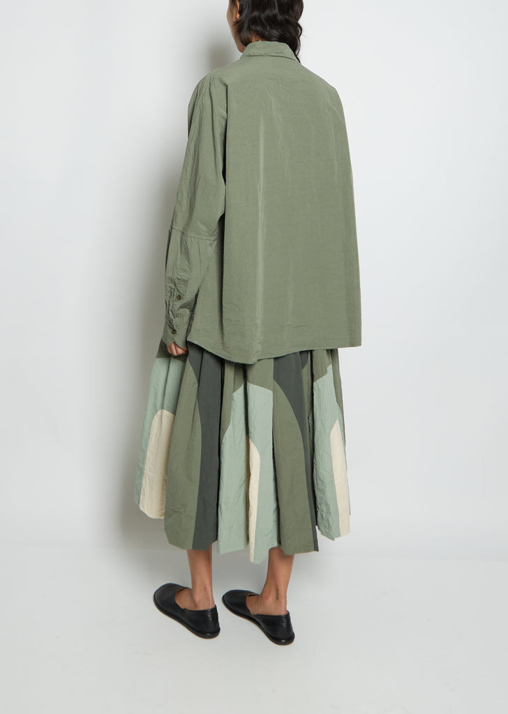 Waga Soleil Cotton Shirt — Lichen
