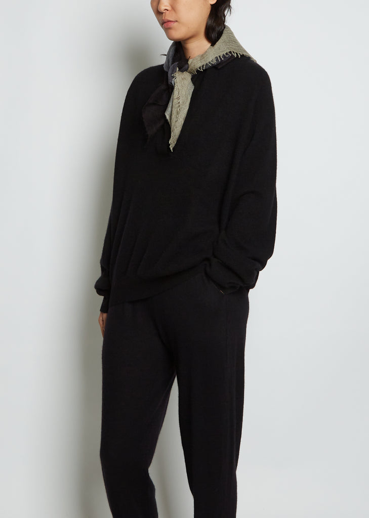 Dip Dye Woven Cashmere Scarf