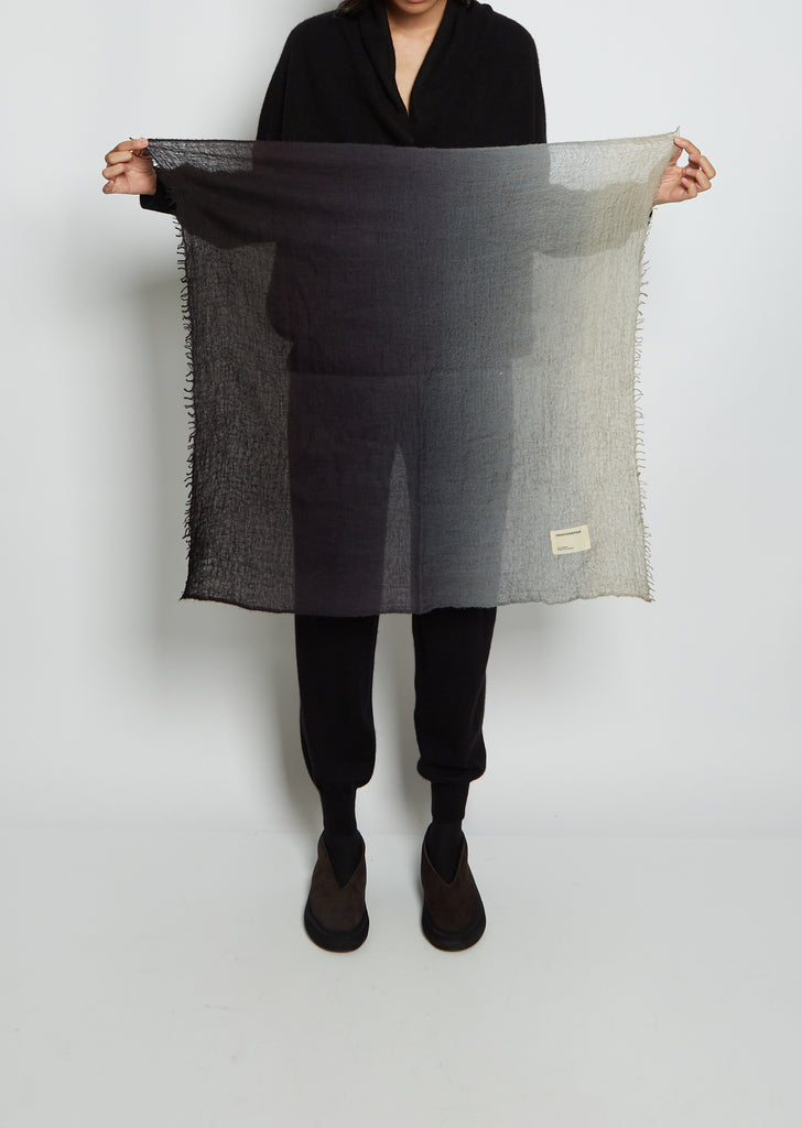 Dip Dye Woven Cashmere Scarf