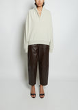 Hamza Cashmere Sweater — Silver Green