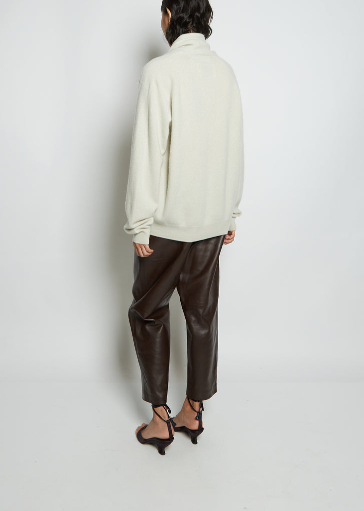 Hamza Cashmere Sweater — Silver Green