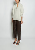Hamza Cashmere Sweater — Silver Green