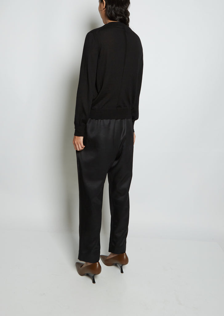 Stockwell Cashmere Top — Black