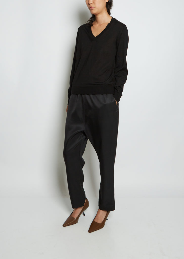 Stockwell Cashmere Top — Black