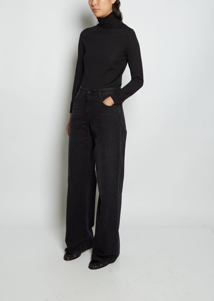 Eglitta Low-Rise Cotton Jeans
