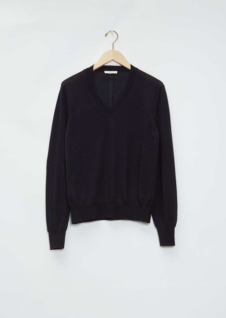 Stockwell Cashmere Top — Dark Navy
