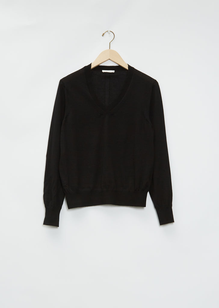 Stockwell Cashmere Top — Black