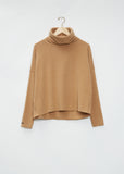 Short Cotton Turtleneck — Cookie