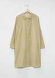 Velvet Collar Dress — Beige