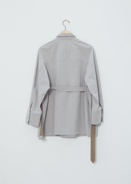 ジャケット・アウター auralee WASHED FINX RIPSTOP JACKET Washed Finx Ripstop Chambray Big Blouson Jacket – La Garçonne