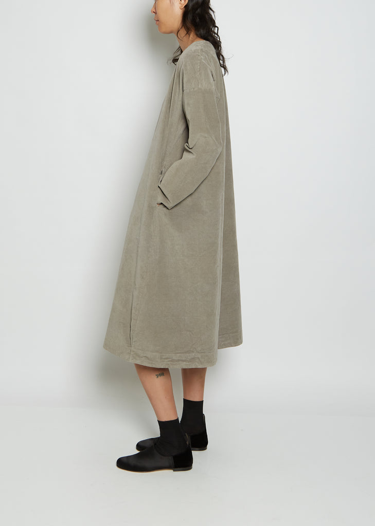 Velvet Dress — Gray