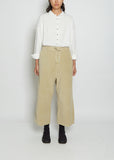 Velvet W&S Trousers — Beige
