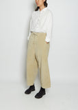 Velvet W&S Trousers — Beige