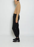 Velvet Basic Trousers Elastic