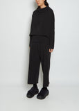 Easy Cotton Trouser JP — Almost Black