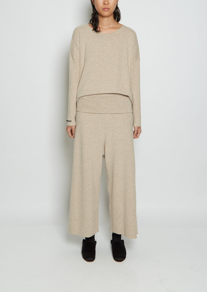 Easy Cotton Trouser JP — Beige